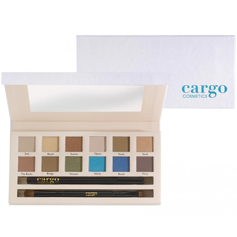 Makeup Review, Shades, Colors, Swatches, Trend: Cargo Cosmetics Land Down Under Eyeshadow Palette