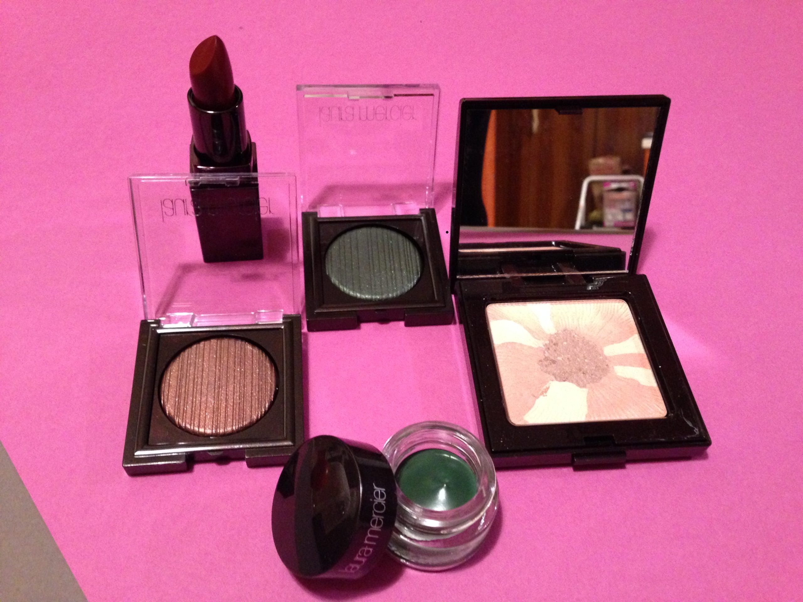 Review, Swatches, Laura, Mercier, Sensual, Reflections, Fall, 2014, Makeup, Collection, Green, Eyes, Brick, Red, Lips