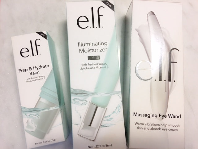 Review, Ingredients, Photos, Skincare Trend 2017, 2018: e.l.f Prep & Hydrate Balm, Illuminating Moisturizer, Massaging Eye Wand
