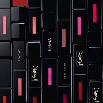 Makeup Trend 2016, 2017: YSL Beauty Custom and Complimentary Engraving On Lipstick and Fragrance