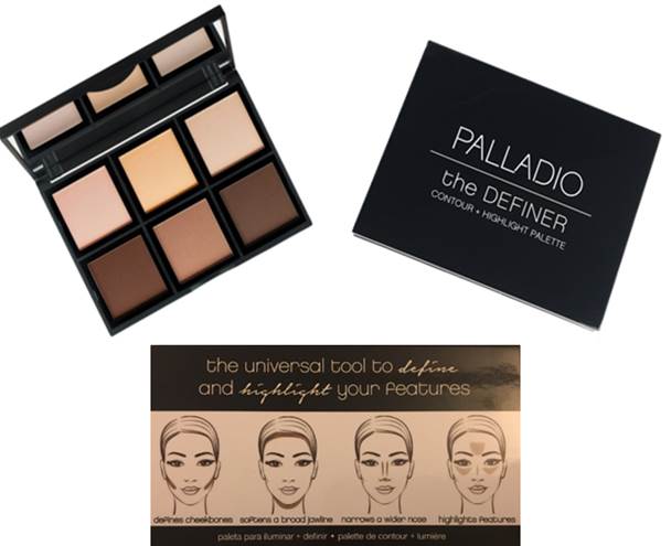 Review, Makeup Trend 2017, 2018: Palladio Beauty The Definer Contour & Highlight Palette