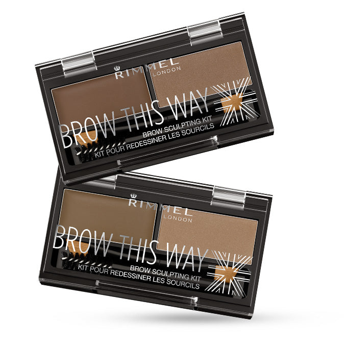 Review, Swatches, Shades: Rimmel Brow This Way Gel, Sculpting Kit