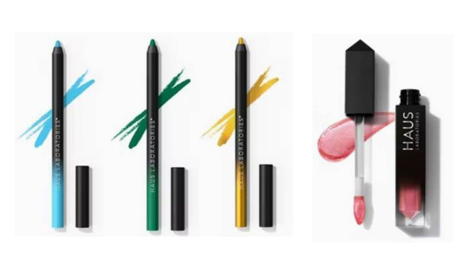 review, photos, ingredients, trends, makeup, swatches, 2022, 2023, haus labs, lady gaga, spring makeup, eye-dentify gel pencil liner, le riot lip gloss, best new spring makeup products