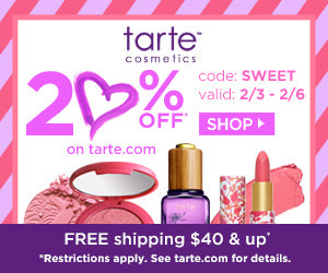 BeautyStat.com, Offers, Readers, An, Exclusive, 20%, Off, Promo, Code, Discount, Coupon, On, tarte, cosmetics, February, 2015