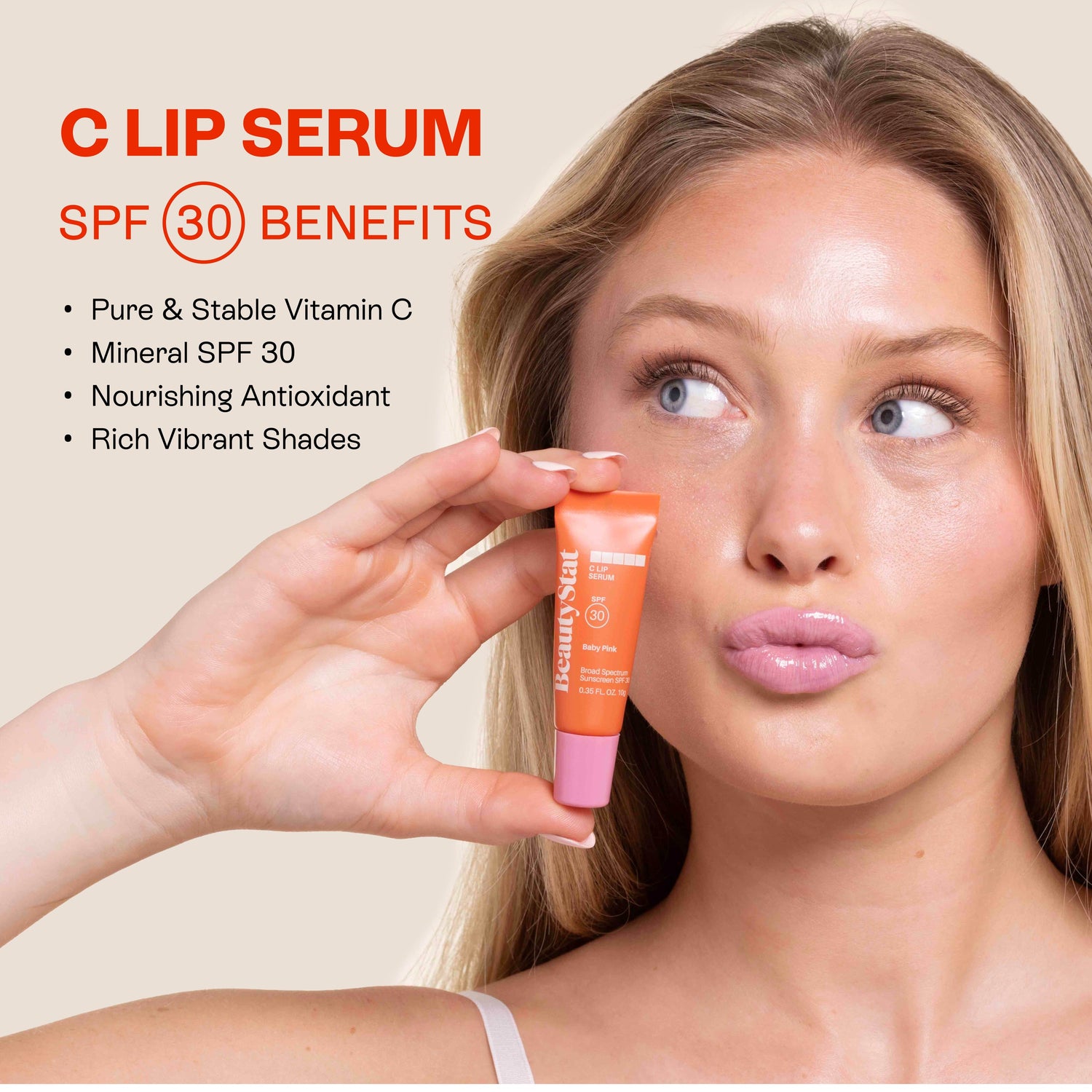 C Lip Serum Baby Pink &amp; Neutral Peach - 5 pack