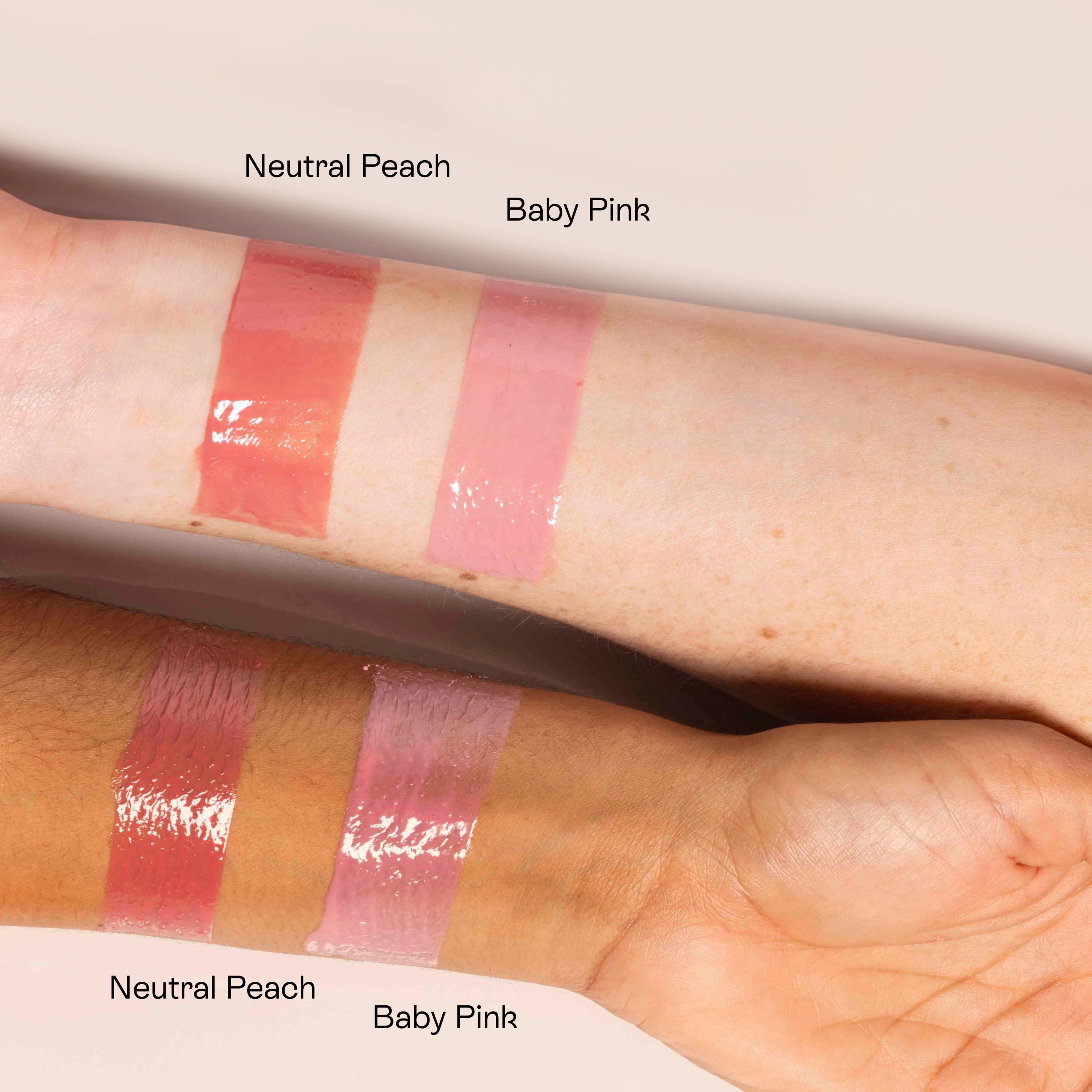 C Lip Serum Baby Pink &amp; Neutral Peach - 5 pack